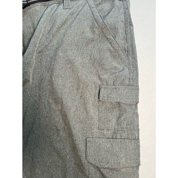 IRON CO Hybrid Cargo Shorts‎ Mens 40 Gray 4 Way Stretch 11 inch Inseam - Picture 6 of 12